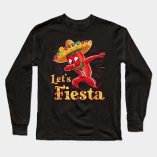 "Fiesta Pepper Dab: Cinco de Mayo Celebration" Long Sleeve T-Shirt